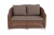 "Кон Панна" диван из искусственного ротанга двухместный, цвет коричневый "Кон Панна" диван из искусственного ротанга двухместный, цвет коричневый