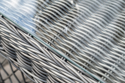 "Гранд Латте" лаунж-зона из искусственного ротанга, цвет графит